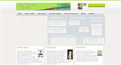 Desktop Screenshot of liljohnssignshop.com